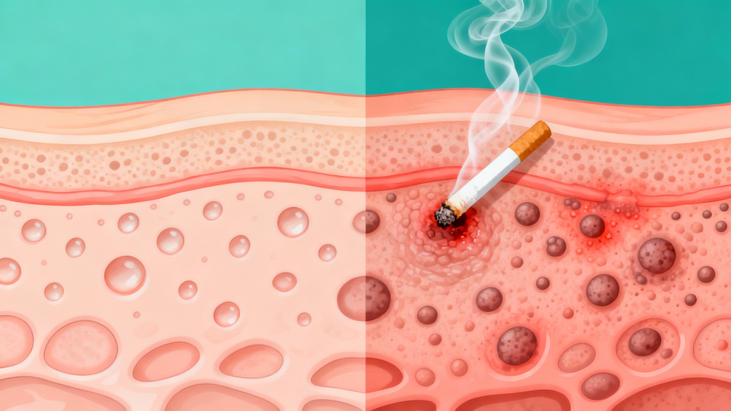 Featured image for Unmasking the Connection: Acne and Smoking Exposed